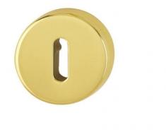 MANIGLIA MILENA OTTONE LUCIDO ROSETTA 8 [GHIDINI ]