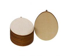 Decorazioni pasquali Set di 10 albero di Pasqua creativa e in 2 taglie a scelta Strauchbehang-, 10er Set mit 6.5cm hoch