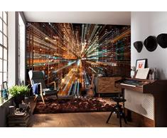 Komar-Poster XXL 4-037 368 x 24,8 cm Fusion City Scenic Carta da parati/murale, colore: marrone (Confezione da 4)