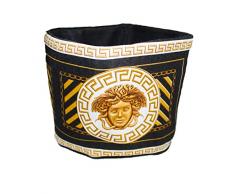 Cestino Centro Tavola Portacialde Svuota Tasche Portapane Medusa Barocco -Oro