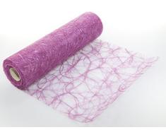 Sizoweb 25 m x 30 cm Runner da tavolo in fibra, rosa ciclamino, decorazione per matrimonio, Pasqua, feste