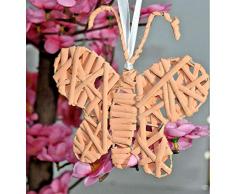 Decorazioni di Pasqua Farfalla 11cm Legno per Albero Pasquale 6pz addobbi casa