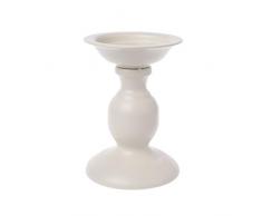 YoungerY (1 Set candelabro in Ferro battuto Bianco - Tromba