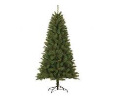 Black Box Trees 379094-01 Albero di Natale artificiale Luna, altezza 120 cm, diametro 74 cm, 188 rami, PVC rigido e morbido ago