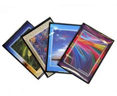 Puntofotoidee 5 Album fotografici Personalizzabili a Tasche 15x21 cm per 200 Foto (40 Foto cad.) - Raccoglitore Fotografico x Foto Formato 15x21. Copertina Morbida. Varie grafiche - Conf. da 5 pz.