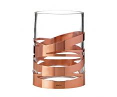 Stelton - Vaso Tangle con Elemento Decorativo in Rame, 12 x 17 cm