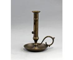 Grande mantiburi candeliere in ottone brunito