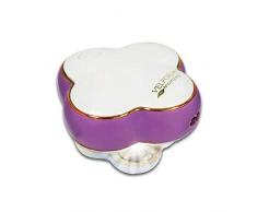 Amazing Legs - Epilatore senza dolore e irritazione con testa galleggiante, placcato oro 18 K e luce integrata