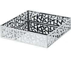 Alessi - MSA10 - Cactus! Portatovaglioli di carta, stesi con bordo traforato in acciaio inossidabile 18/10.