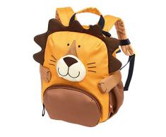 Sigikid Zaino per bambini, resistente, leggero, adatto ai bambini, per kita, presepe, gite, tempo libero, per bambini dai 2 ai 5 anni, 5,2 l, Giallo/leone., 29x26x13 cm, moderno