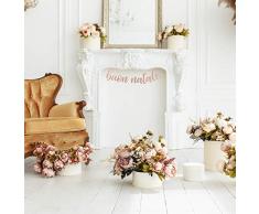 Decorazioni natalizie festoni Buon Natale Festone Ghirlanda Casa finestre Vetri italiano Glitter