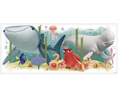 RoomMates Dory And Friends Finding Dory Adesivi da Parete, in Vinile, Multicolore