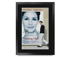HWC Trading Poster Del Film Fr A3 Notting Hill Hugh Grant, Regali Julia Roberts Immagine Autografo Poster Firmato Stampata Per Gli Appassionati Di Memorabilia Di Film - Incorniciato A3