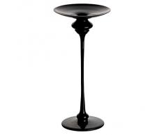Candeliere, portacandela, candelabro, collezione "GALA", 32 cm, candela, nero (AMARA DESIGN powered by CRISTALICA)