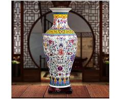YQCX Vasi Jingdezhen Antico Smalto Antico Grande Pavimento Vaso Ceramica Stile Europeo Stile Soggiorno Cinese Decorazione Tv Cabinet Vaso Vaso in Ceramica Speciale/N