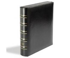 Pardo 750 - Album per monete con 4 anelli, colore: nero