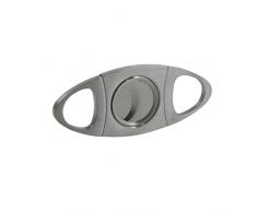 NUOLUX Taglia Sigari, Tagliasigari ovale in acciaio di alta qualita