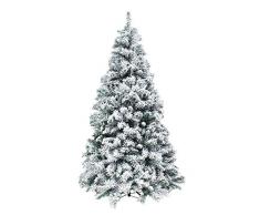 XONE Albero di Natale Kettinson Slim 240cm - Innevato e Folto
