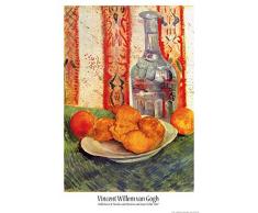 1art1 Vincent Van Gogh Poster Natura Morta Con Bottiglia E Limoni Stampa 91x61 cm
