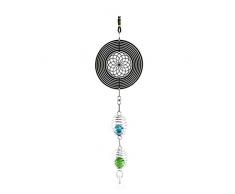 Bodbii Musica a Spirale Sfera di Cristallo Windchime, Interni Esterni Campanella a Vento, Home Store Decoration Wind Chime, Natale Hanging Windchime, Hanging Wind Chime