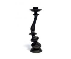 Areaware Distortion Candle Candelabro, Plastica, Nero