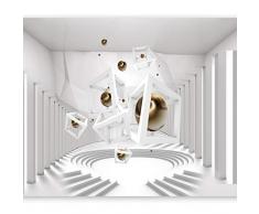 murando Carta da parati 400x280 cm Fotomurali in TNT Murale alla moda Decorazione da Muro XXL Poster Gigante Design Carta per pareti Astratto 3D a-A-0173-a-b