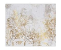 murando Carta da parati Palme 400x280 cm Fotomurali in TNT Murale alla moda Decorazione da Muro XXL Poster Gigante Design Carta per pareti Foglie Jungle grigio oro b-A-10175-a-a