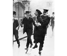 Emmeline Pankhurst Suffragette Arrested 1914 - Poster grande da parete con stampa di carta spessa 40,5 x 50,5 cm