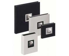 Walther FA-209-D Album fotografico, 26 x 25 cm, 50 pagine nere, Grigio