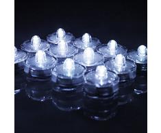 36pz candela led luce Sommergibile impermeabile Candela Batteria inclusa matrimonio decorazione