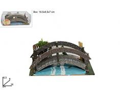 Decorazione Natale Presepe Ponte Ponticello In Legno Hgw-633mi001981