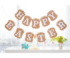 Buona Pasqua Banner, Funpa Pasqua Decorazioni Banner Party Banner Wall Hanging Banner Per Party With Rope