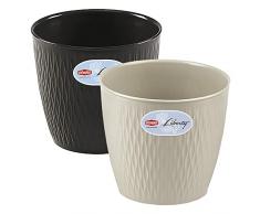 1PZ VASO TONDO LIBERTY ø 20 x h.19 - grafite