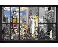 Empire New York 535 047 - Window View 2 CittÃ architettura Maxi Poster - Misura 91.5 x 61 cm