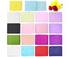 NC Rotoli di Carta Crespa, DBAILY 36pcs Multicolore Streamer di Carta Crespa Stelle Filanti Colorata di Partito Decorazioni per Appendere per Feste Compleanno Matrimonio Nozze Celebrazione