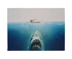 Fan Cinema Poster di tela - Jaws (Tiburon) 70 x 50 cm