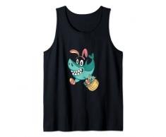 Cesto pasquale misto con squalo che tiene cestino pasquale Canotta