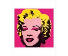 1art1 Andy Warhol Poster Marilyn Monroe (marilyn), 1967 (hot Pink) Stampa DArte 36x28 cm