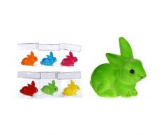 Oster decorazione – Coniglietto pasquale seduto piccolo (colori assortiti), giallo