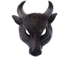 Aeromdale PU Bullhead Bocca Scudo Halloween Carnevale Pu Schiuma Realistico Morbido Bullhead Bocca Scudo 3D Bocca Scudo Gioco di Ruolo Prop Accessorio