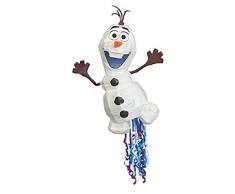 Unique Disney Frozen 2 Olaf Pinata-Tirare la Corda, Multicolore, 77330