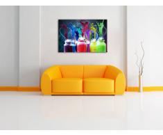 Graffiti colorati , bottiglie di inchiostro , arte astratta , tela, stampa d'arte, tele , disegni , manifesti, Leinwand Format:60x40 cm