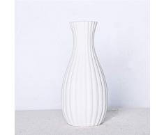 SUPVOX Moderno Vaso Bianco Elegante Vaso in Ceramica per la Decorazione Domestica
