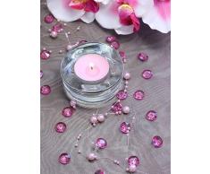 100x diamanti rosa decorazione-tavolo per matrimonio battesimo 12mm
