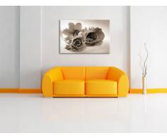 Appassito Girasole - Girasole Vecchio USA su tela 100x70cm, Immagini XXL completamente incorniciate con grandi cornici di cuneo. Stampa artistica su quadro a parete con cornice. Più economico di pittura o di un dipinto a olio, non un manif