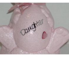 Daughter, colore: Rosa Baby coniglietto pasquale, decorazione commemorativa da Ziggy Crafts