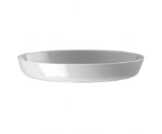 VERDENIA Cristal - Sottovaso per piante ed erbe aromatiche, per interni, in plastica, leggero, stabile, rotondo, in molti colori, Ø 11 cm, 11 cm, grigio