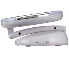 Laica MD6051 Specchio per il Trucco e il Make Up del Viso , Retroilluminato, Richiudibile, Ingrandimento X3, Diametro Specchio 12,5 cm