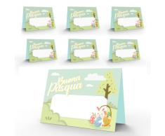KAÏDENSÏ Segnaposto Pasquale Elegante Originale - 40 Segna Posto Pasqua per Tavolo Eleganti - Segnaposti Tavola Pasquali Originali – Segna Tavoli Decorazioni Pasqua