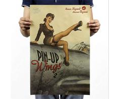 WPCASE Quadri Vintage Poster Vintage Poster Film Locandine Film Locandina Film Poster Camera da Letto Poster Banksy Poster Stampe Vintage Quadro Vintage Poster Arte 01